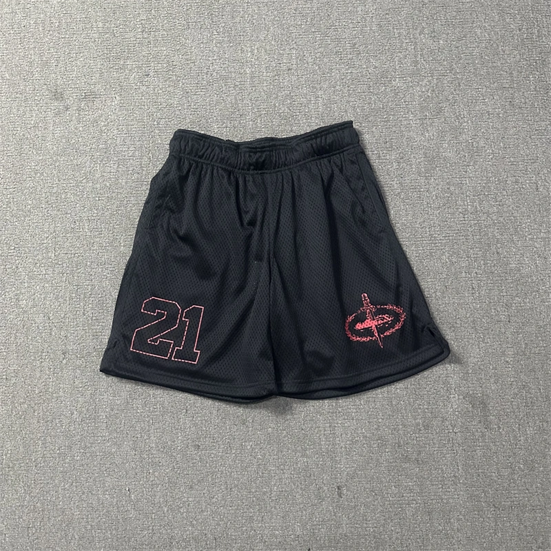 21 Savage Corteiz Slaughter Gang Mesh Jersey and Shorts