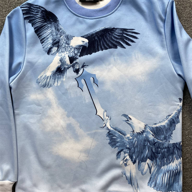 Trapstar Eagle Crewneck Flying Birds​ Long Sleeved Tshirt