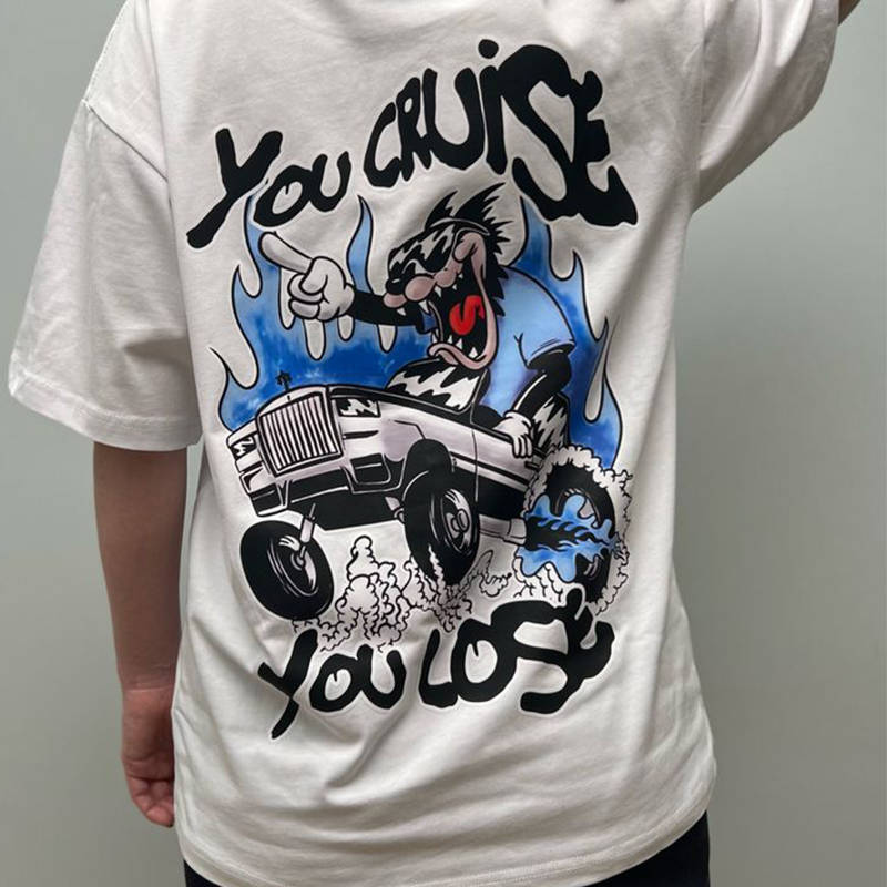 Trapstar You Cruise You Lose Tee Wearing Effect