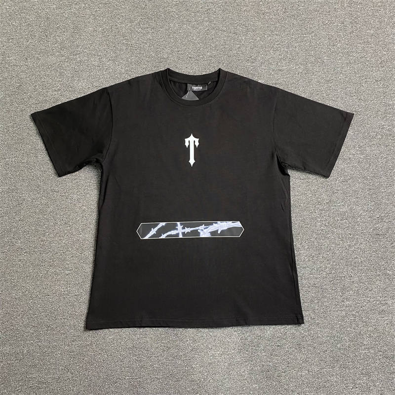 Trapstar Font​ T Letter Lightning Chain T Shirt