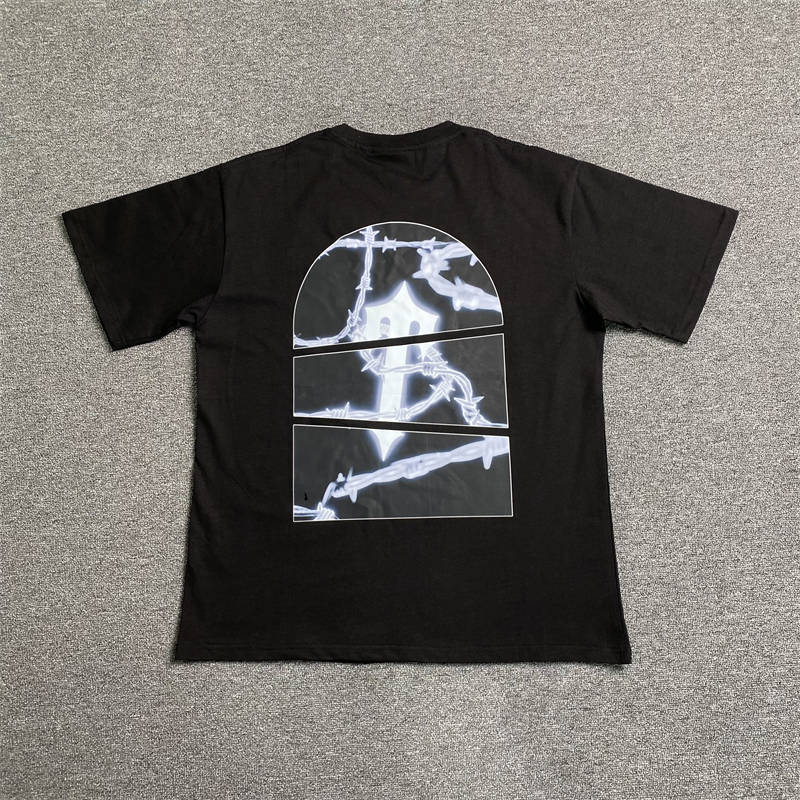 Trapstar Font​ T Letter Lightning Chain T Shirt