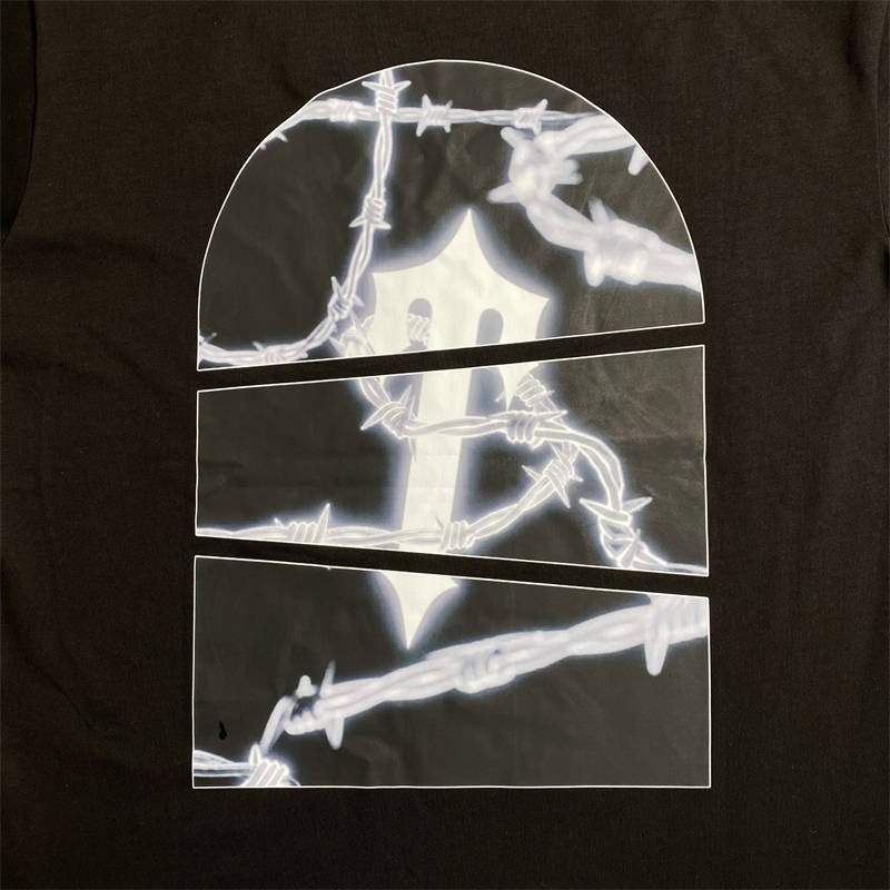 Trapstar Font​ T Letter Lightning Chain T Shirt
