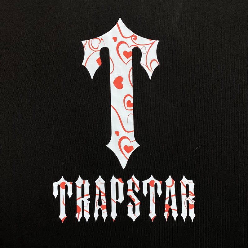 Trapstar Logo Font T Letter Hearts T Shirts