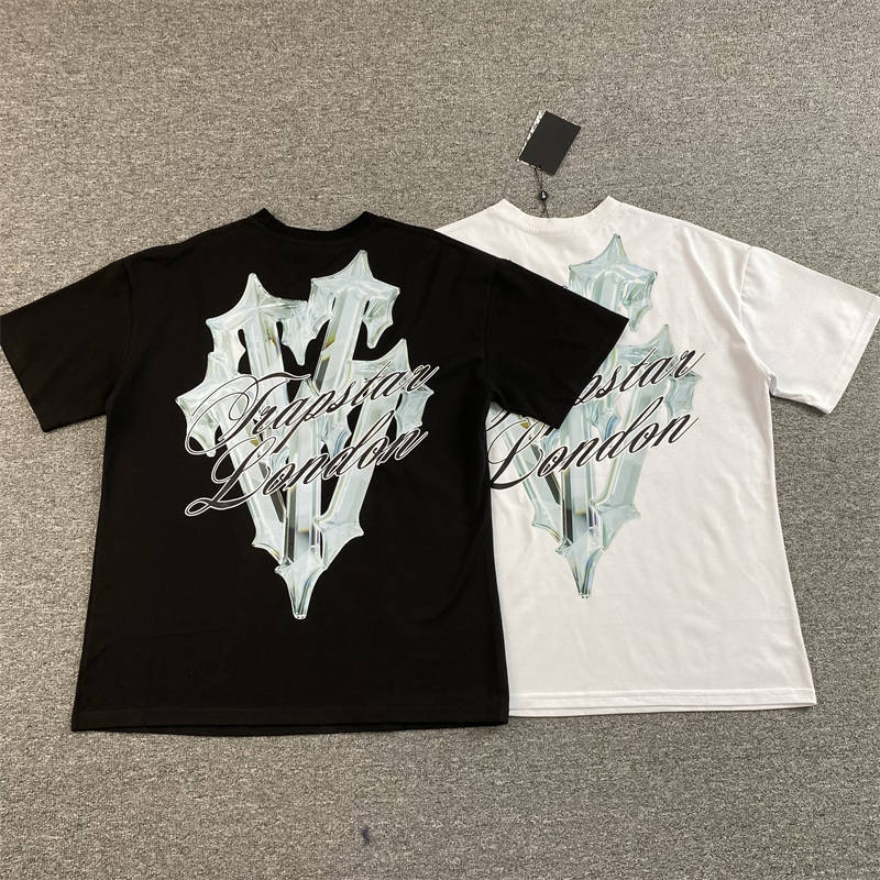 Trapstar Style Font T Letter Diamond T-shirt