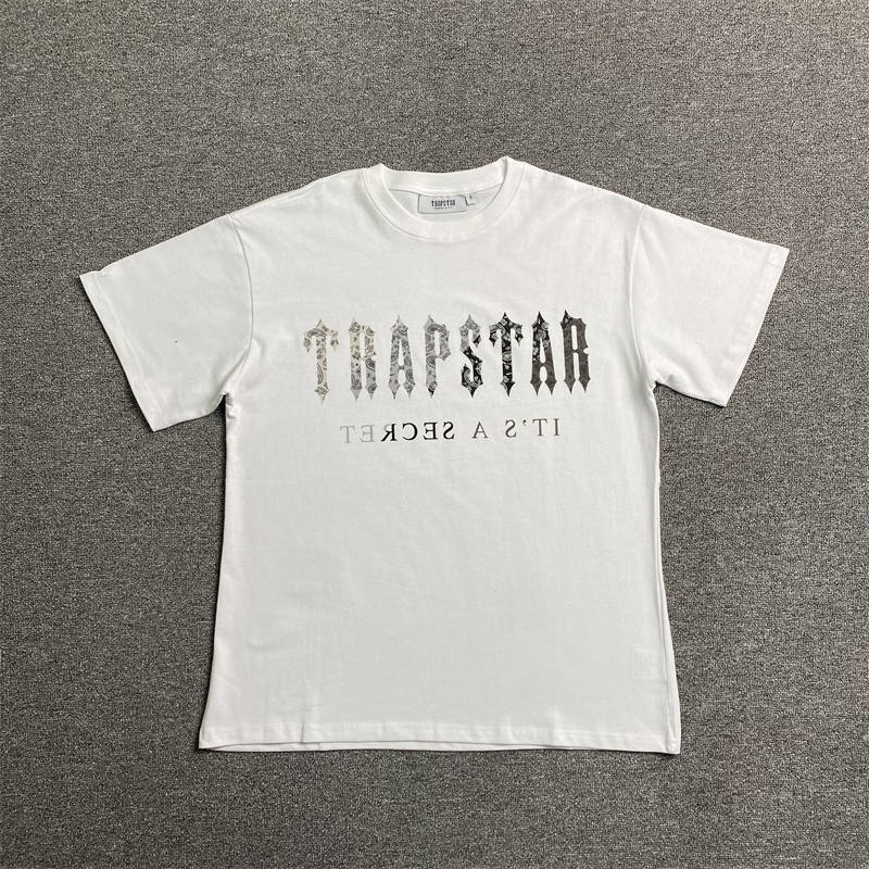 Trapstar Decoded Paisley Monochrome Edition T Shirt