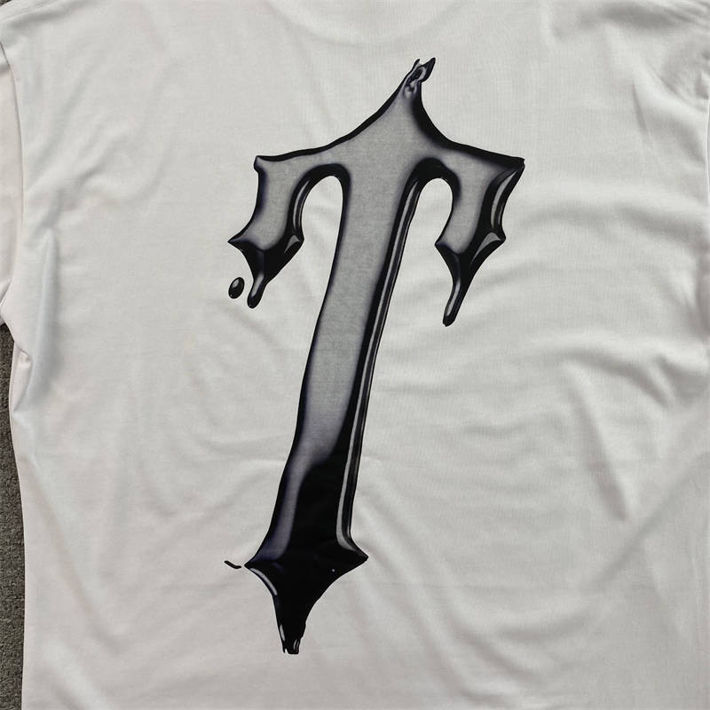 Trapstar Font Style​ T Letter Chrome Tshirts
