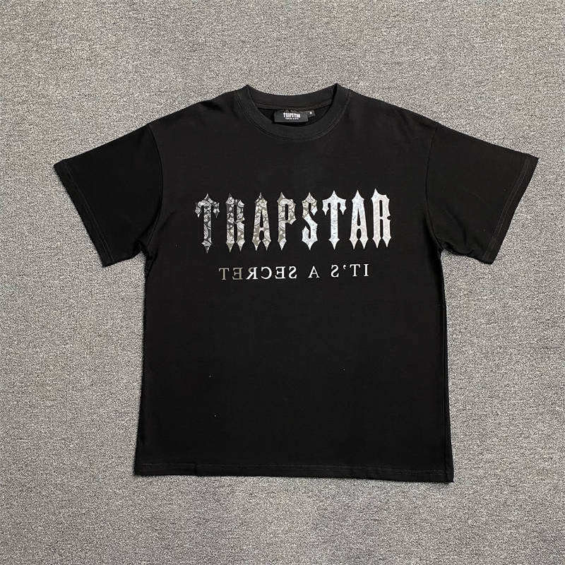 Trapstar Decoded Paisley Monochrome Edition T Shirt