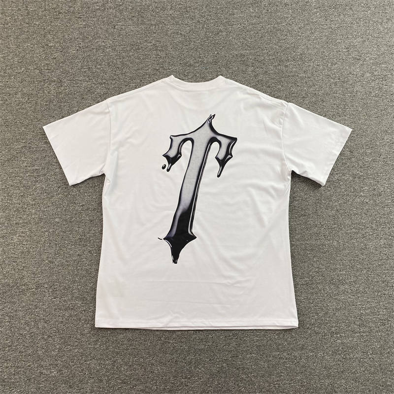 Trapstar Font Style​ T Letter Chrome Tshirts