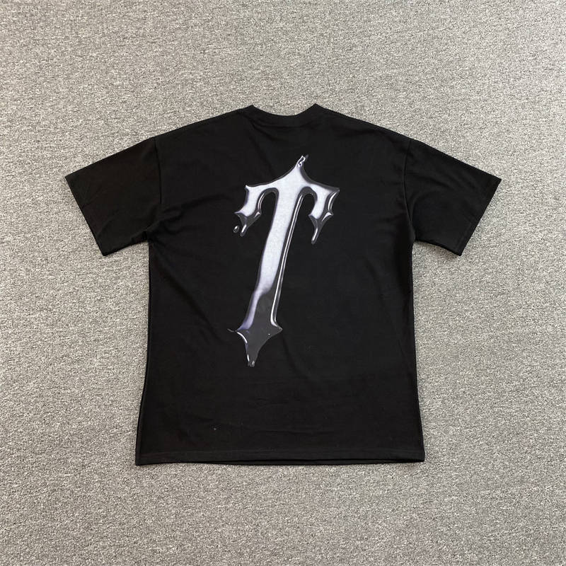 Trapstar Font Style​ T Letter Chrome Tshirts