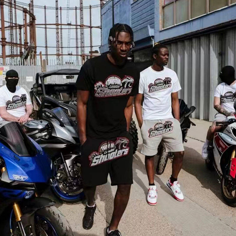 Trapstar Shooters Short Set Wearing Effect