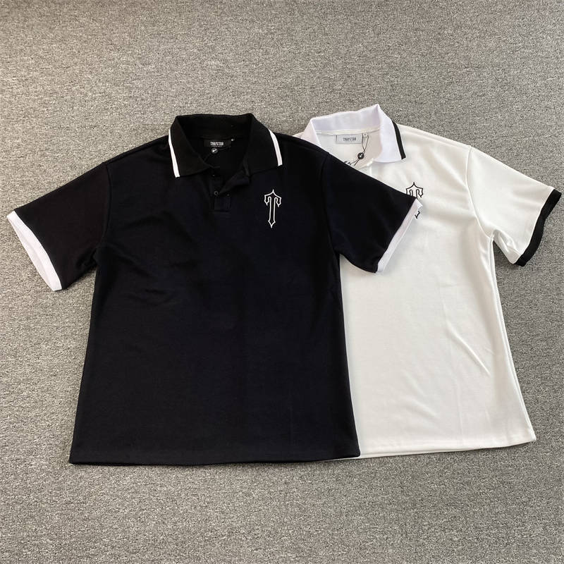 Trapstar Polo Shirt T Font Embroider Tshirt