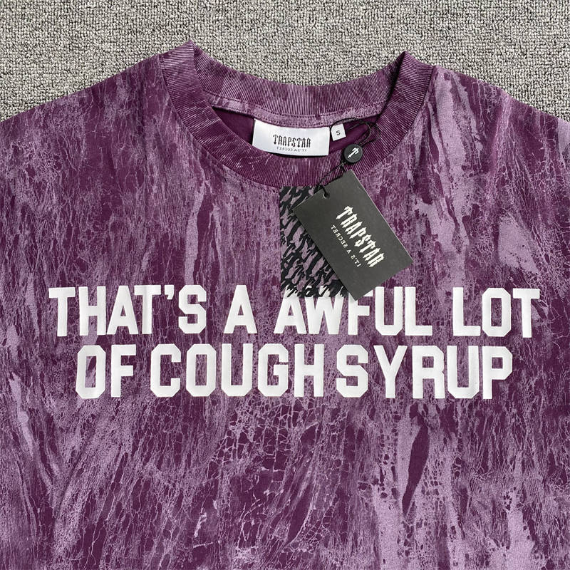 Trapstar Cough Syrup Irongate Washed T Shirt