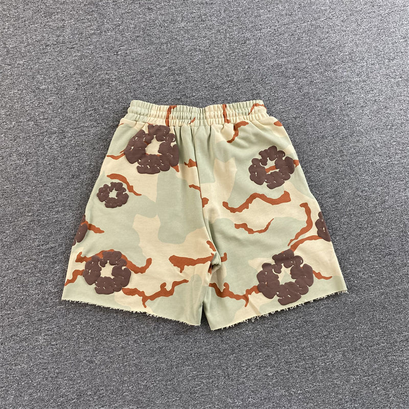 Denim Tears The Cotton Wreath Camo T Shirt and Shorts