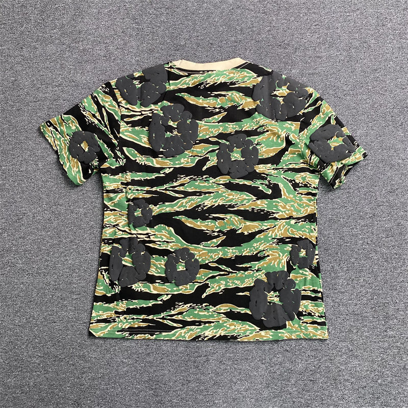 Denim Tears The Cotton Wreath Camo T Shirt and Shorts