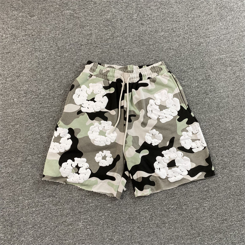 Denim Tears The Cotton Wreath Camo T Shirt and Shorts