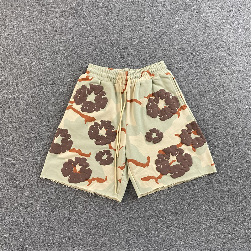 Denim Tears The Cotton Wreath Camo T Shirt and Shorts