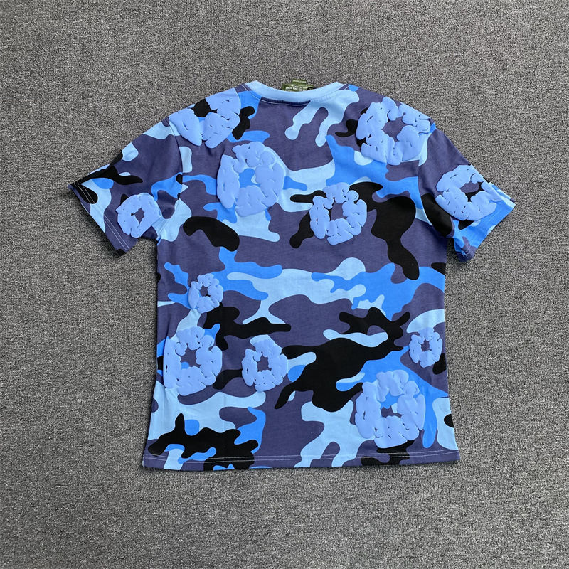 Denim Tears The Cotton Wreath Camo T Shirt and Shorts