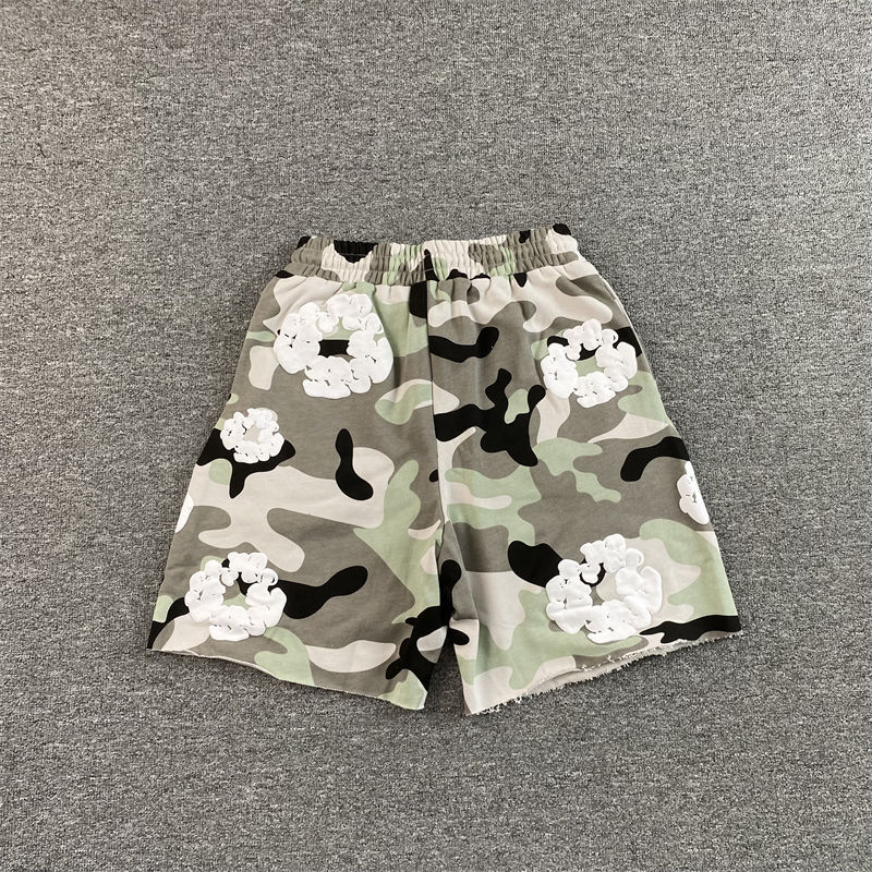 Denim Tears The Cotton Wreath Camo T Shirt and Shorts