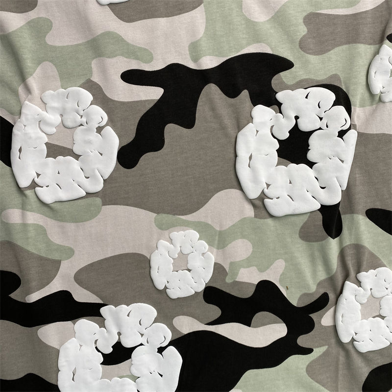 Denim Tears The Cotton Wreath Camo T Shirt and Shorts