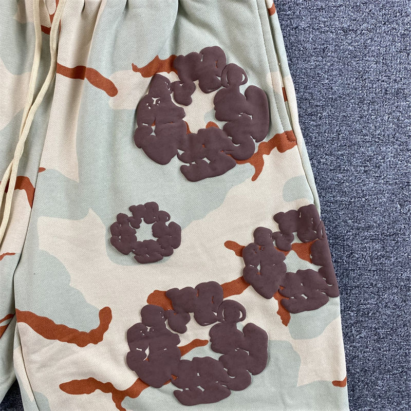 Denim Tears The Cotton Wreath Camo T Shirt and Shorts