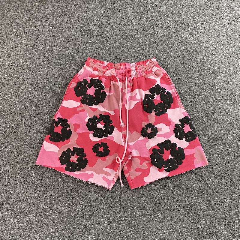 Denim Tears The Cotton Wreath Camo T Shirt and Shorts