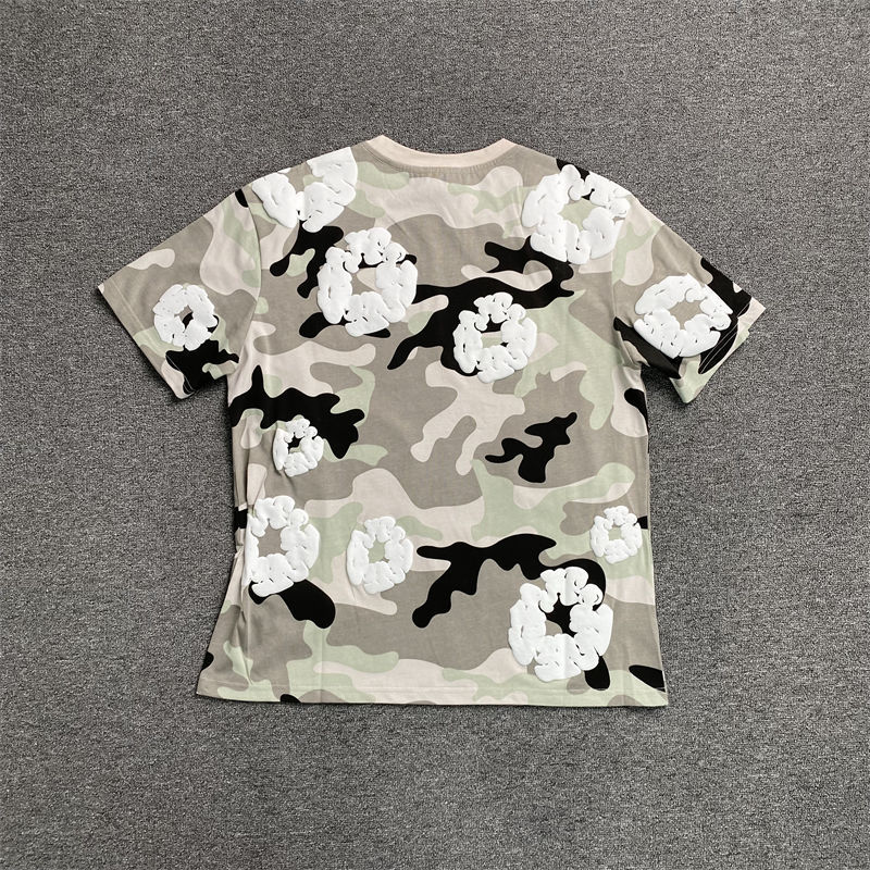 Denim Tears The Cotton Wreath Camo T Shirt and Shorts