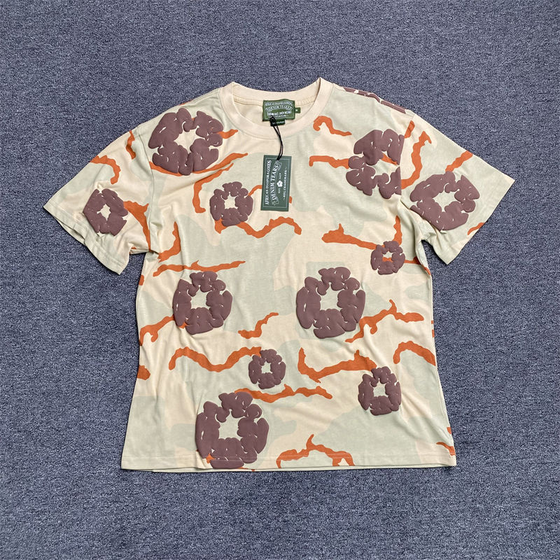 Denim Tears The Cotton Wreath Camo T Shirt and Shorts