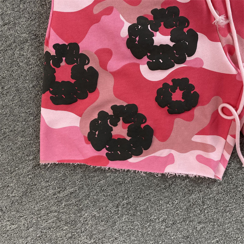 Denim Tears The Cotton Wreath Camo T Shirt and Shorts