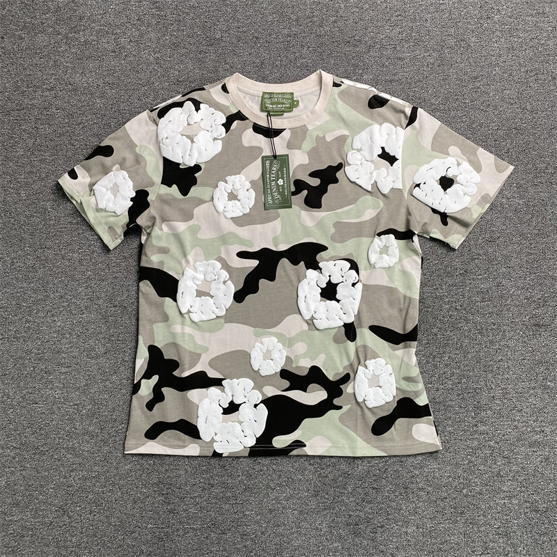 Denim Tears The Cotton Wreath Camo T Shirt and Shorts