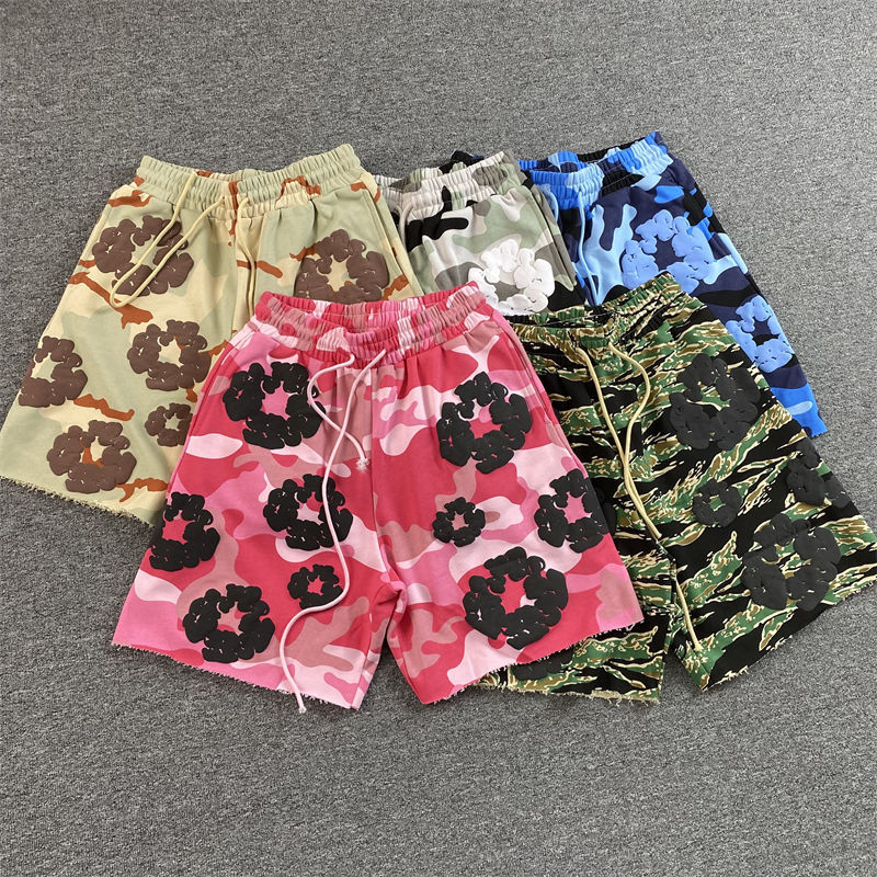 Denim Tears The Cotton Wreath Camo T Shirt and Shorts