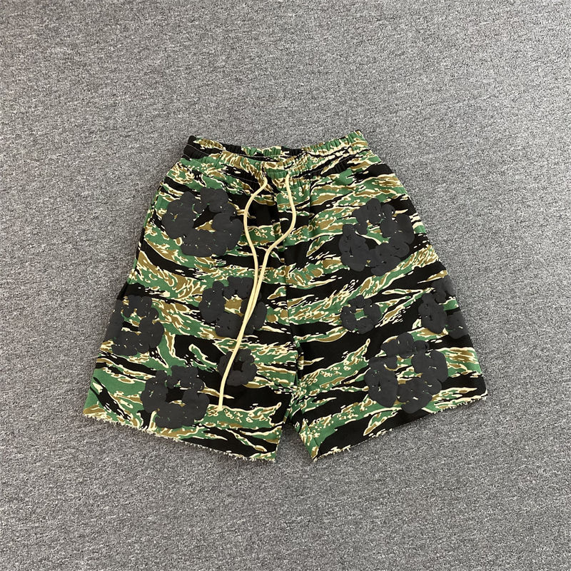 Denim Tears The Cotton Wreath Camo T Shirt and Shorts