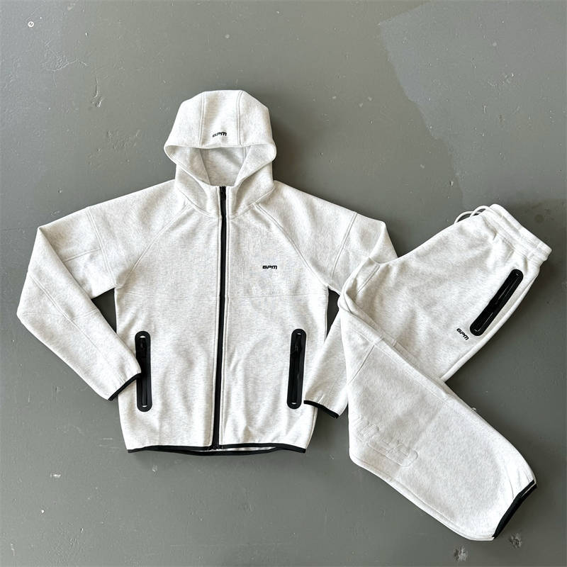 6pm Tracksuit Tech Wide Roadman Hoodie and Pants
