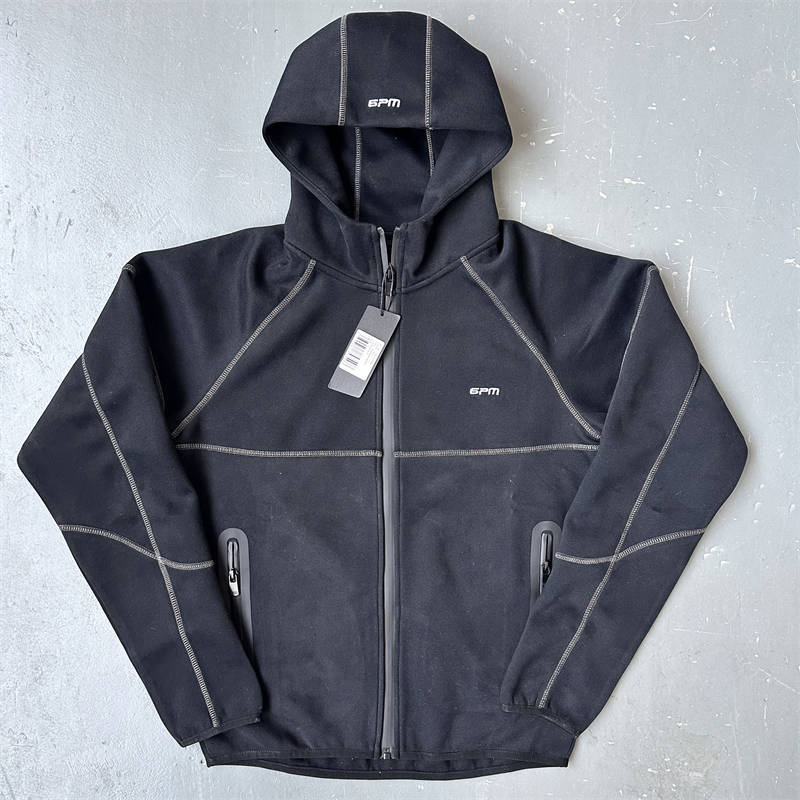 6pm Tracksuit Tech Wide Roadman Hoodie and Pants