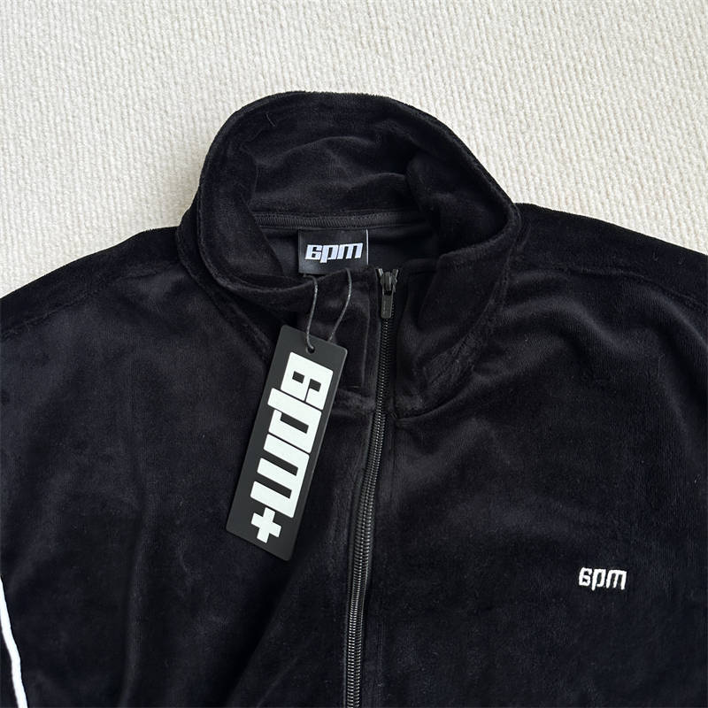 6pm BF Velours Track Jacket and Pants Suit