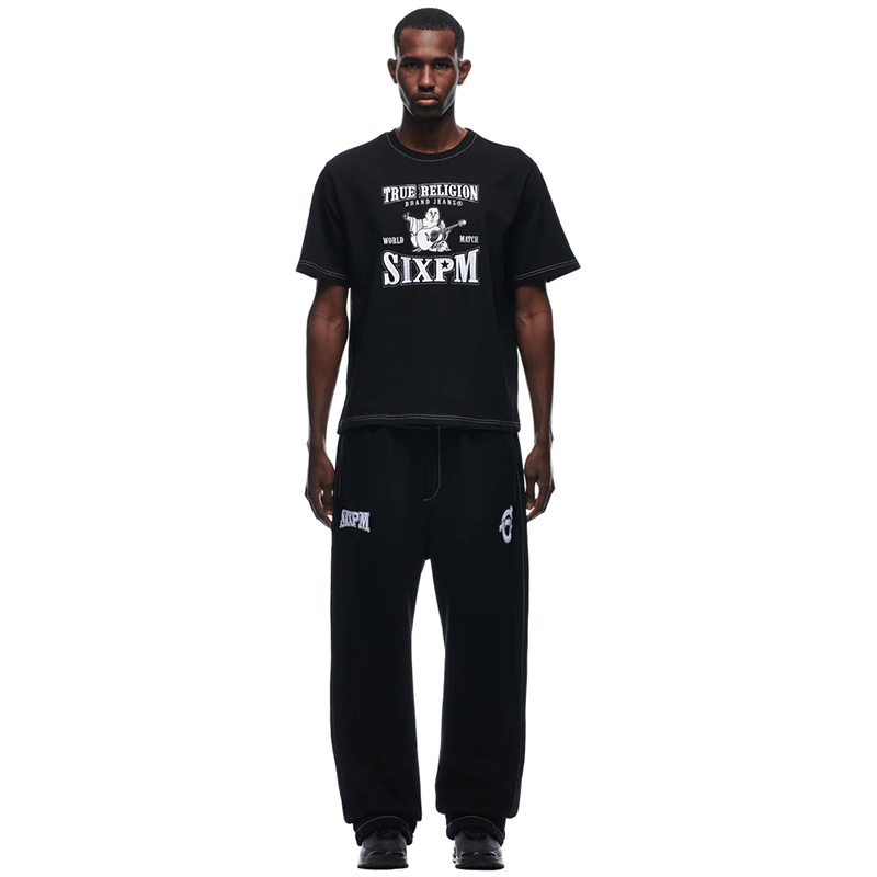 6pm True Religion Buddha T Shirt Wearing Effect