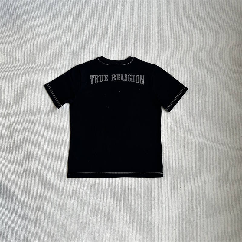 True Religion X 6pm Rhinestone Logo T-shirt