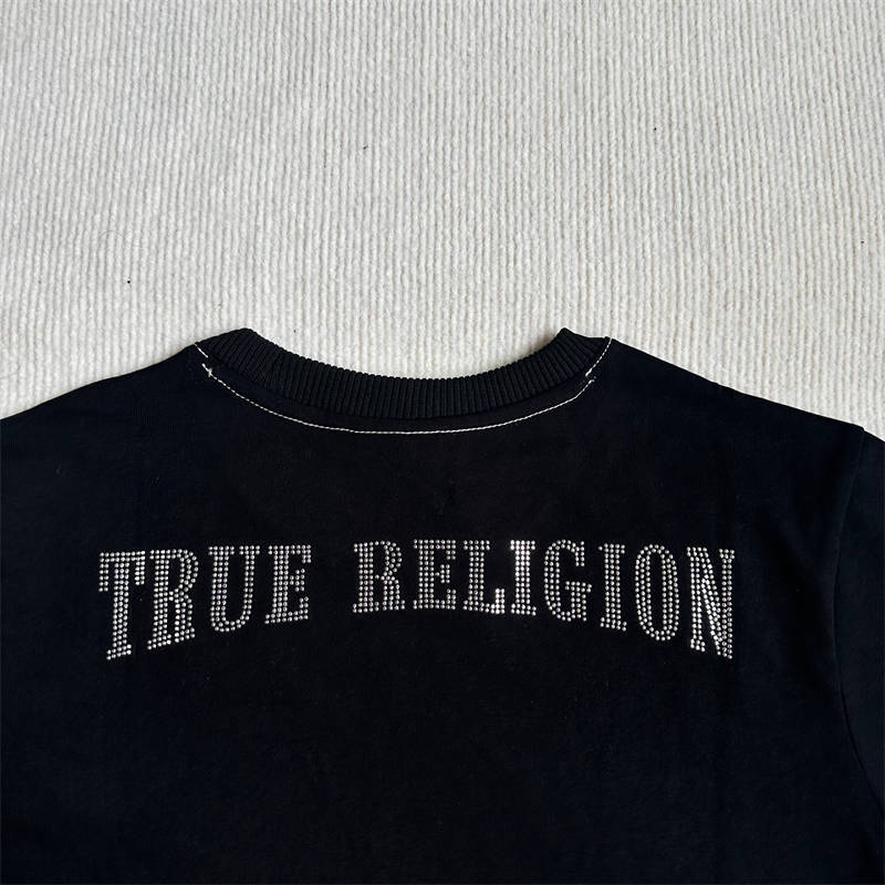 True Religion X 6pm Rhinestone Logo T-shirt