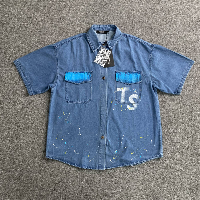 Trapstar Denim Shirt and Shorts Set
