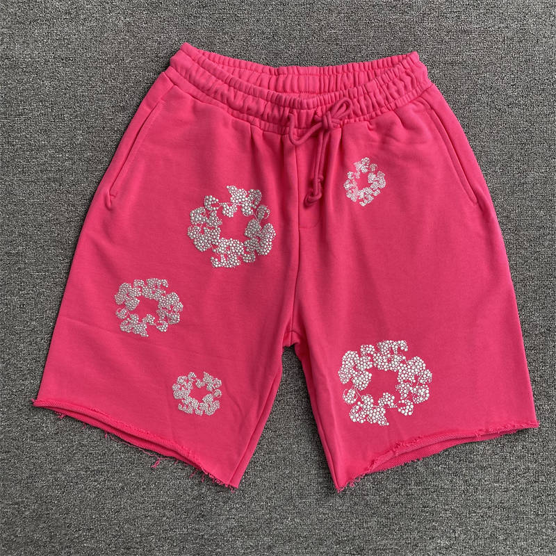 Denim Tears Cotton Wreath Foaming T Shirt and Shorts