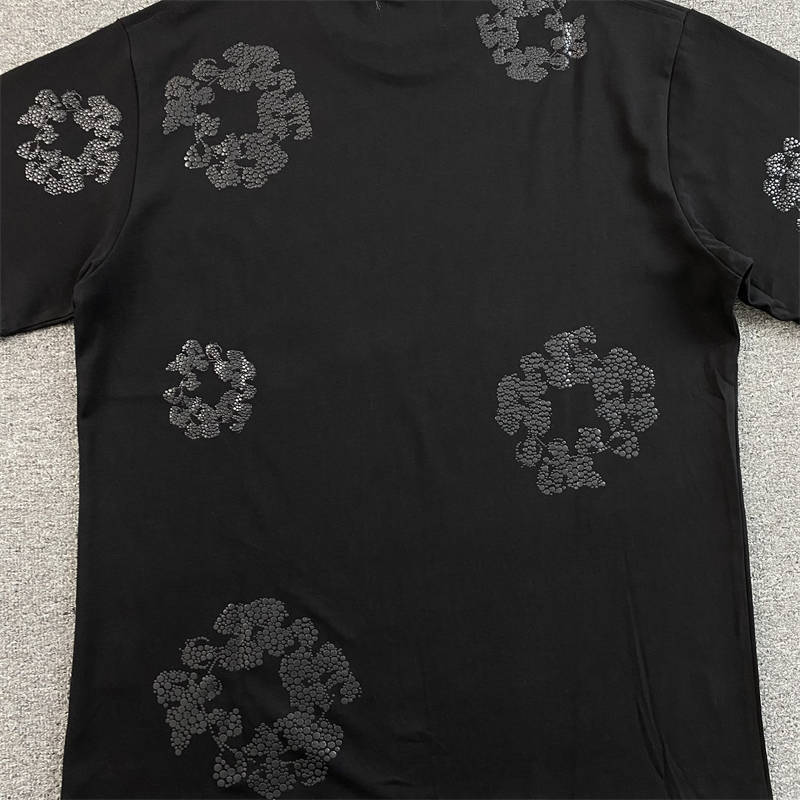 Denim Tears Cotton Wreath Foaming T Shirt and Shorts