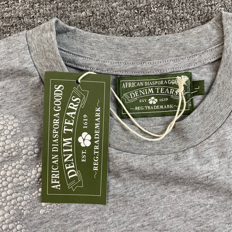 Denim Tears Cotton Wreath Foaming T Shirt and Shorts