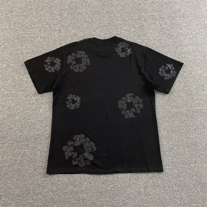 Denim Tears Cotton Wreath Foaming T Shirt and Shorts
