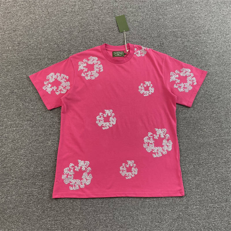 Denim Tears Cotton Wreath Foaming T Shirt and Shorts