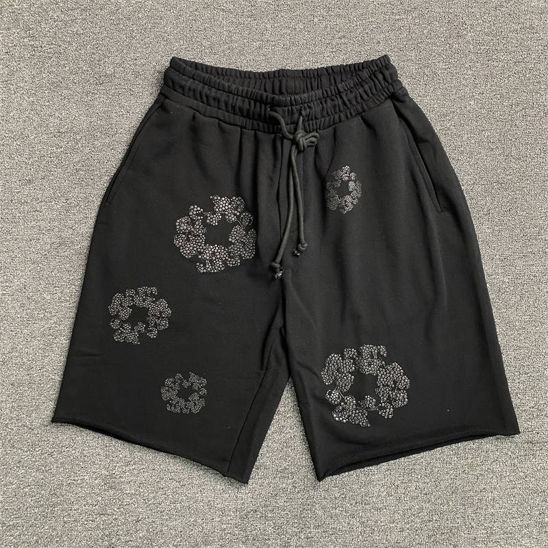 Denim Tears Cotton Wreath Foaming T Shirt and Shorts