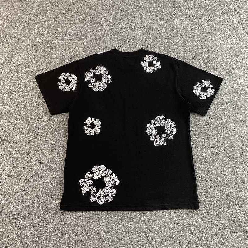Denim Tears Cotton Wreath Foaming T Shirt and Shorts