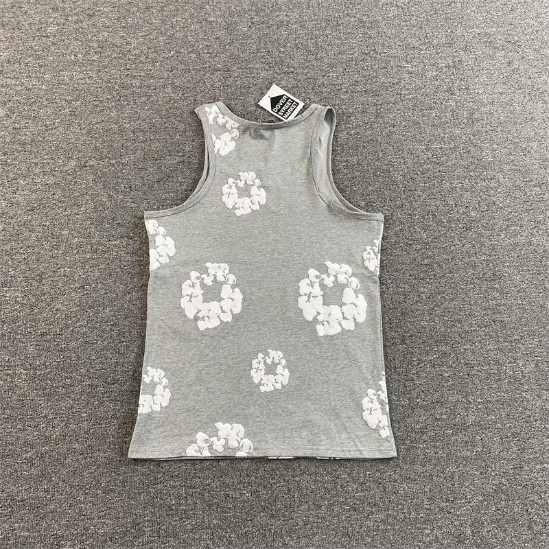 Denim Tears Vest Men's Cotton Wreath Tank Top