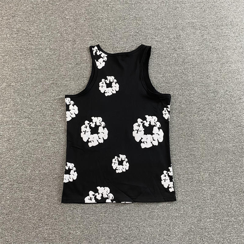 Denim Tears Vest Men's Cotton Wreath Tank Top