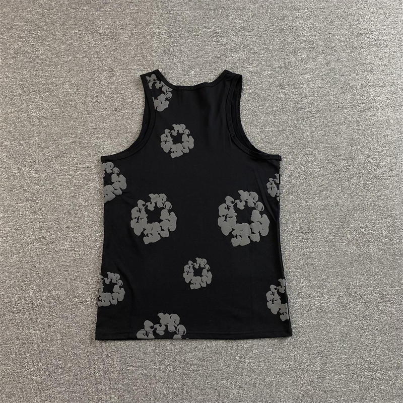 Denim Tears Vest Men's Cotton Wreath Tank Top