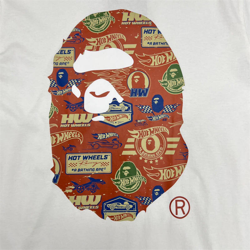 BAPE x Hot Wheels Ape Head Tee