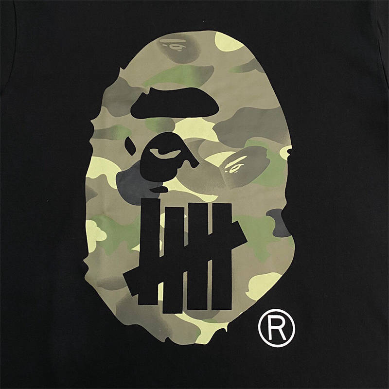 Bape x Undefeated Camo Ape Head Tee